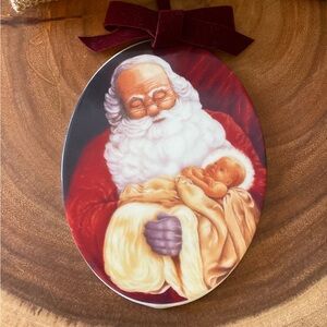The Weeping Santa Ornament